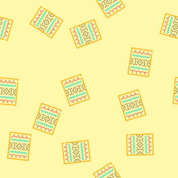 sampler embroidery hobby vector seamless pattern sampler embroidery hobby sign illustration