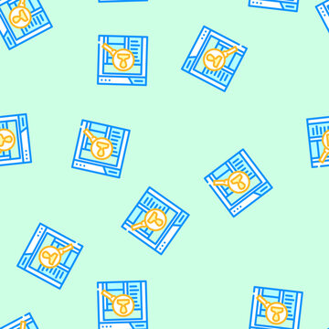 contextual inquiry ux ui design vector seamless pattern contextual inquiry ux ui design sign illustration