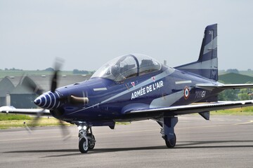 Obraz premium Pilatus PC21 Armée de l'Air au roulage