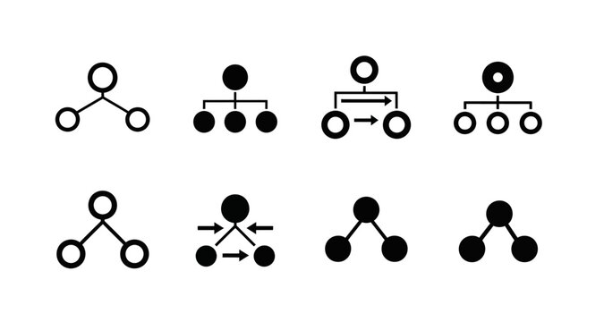 Network diagrams silhouette on transparent background high quality