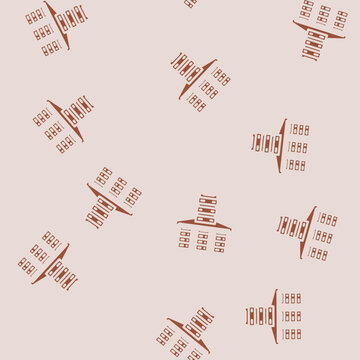 server virtualization data center glyph vector seamless pattern. server virtualization data center thin illustration