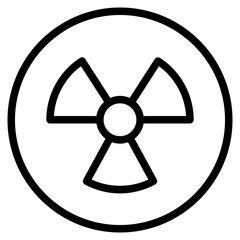 Naklejka premium Hazard icon style vector illustration
