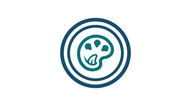 Panda Face Logo Icon Design.
