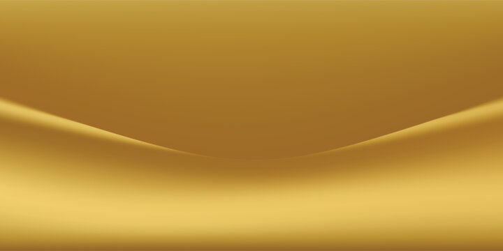 Shiny gold brass texture, satin fabric vector illustrator