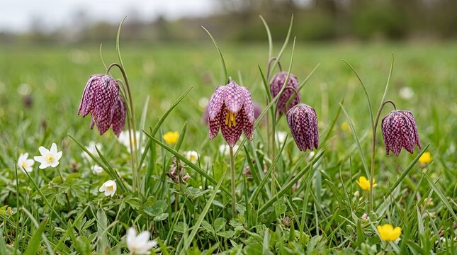 purple crocus flowers