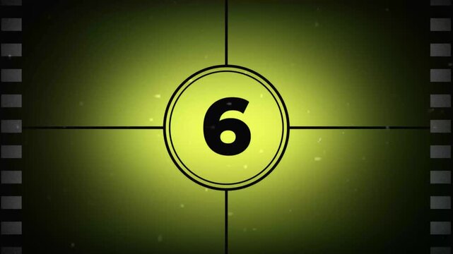 Simple Countdown. Countdown animation. Countdown movie from 10 to 0 number.