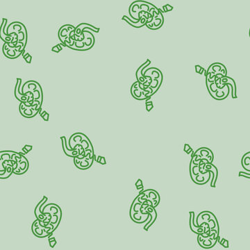 lithotripsy urology line seamless pattern lithotripsy urology thin line illustration