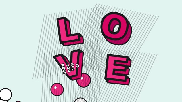 Love Word Animation - The Comic Block Slam
