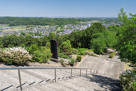 世界無名戦士之墓からの眺望・埼玉県越生町