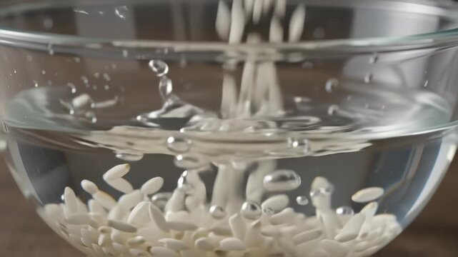 Close-up of a rice grains