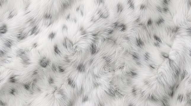 Ringed Seal Pup Seamless Luxury Fur Texture Background