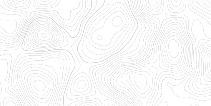 Black and white lines seamless Topographic map patterns, topography line map.Modern design with White background with topographic wavy pattern design. 