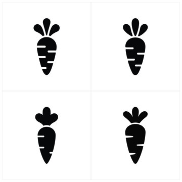Black and white of four stylized maple leaves arranged in a 2x2 grid maple leaf four leaves
