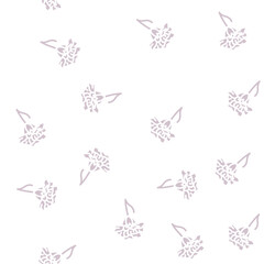 Fototapeta premium carnation flower glyph vector seamless pattern. carnation flower signthin illustration