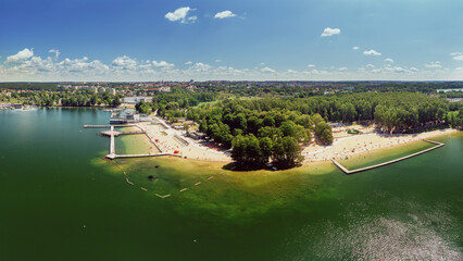 Olsztyn. Jezioro Krzywe./Ukiel/. © Janusz Lipiński