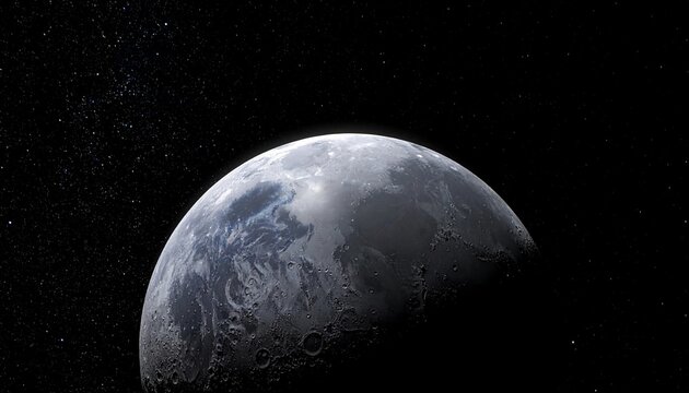 Pluto Planet Surface Close-Up | High-Resolution Close-Up of Pluto&rsquo;s Planetary Surface Captured by Space Missions