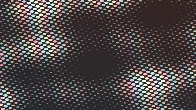 Macro Close up of LED Display Pixels on Digital Screen