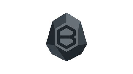 Black letter B logo symbol. © Bams
