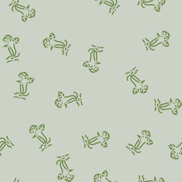 gotu kola ayurvedic herb glyph vector seamless pattern. gotu kola ayurvedic herb thin illustration
