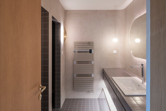 radiator in bathroom