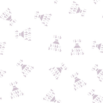 binary code filtration glyph vector seamless pattern. binary code filtration signthin illustration