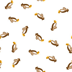 Obraz premium penguin bird isometric seamless pattern. penguin bird sign illustration