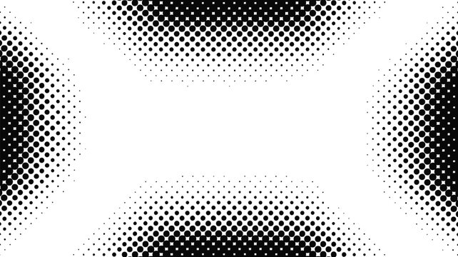 Retro comic book halftone dot border frame background with gradient screen texture layout vector illustrationRetro comic book halftone dot border frame background with gradient screen texture layout v