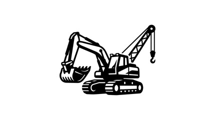 Heavy duty excavator machine equipment. © Ramadan