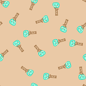 kauri jungle amazon vector seamless pattern kauri jungle amazon sign illustration