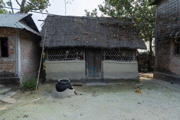 Traditional Terai House in Rural Nepal © Sanoyatra