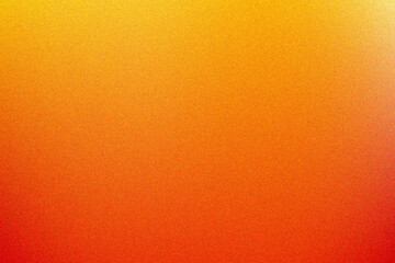 Naklejka premium Vibrant gradient of warm yellow to deep orange with subtle grain texture background