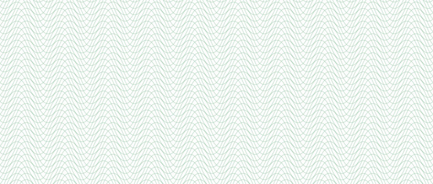 Vector certificate texture. Seamless geometric banknote pattern.