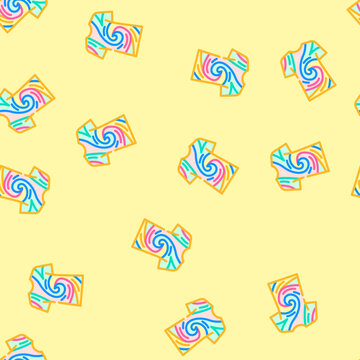 tie dye shirt diy fashion handmade vector seamless pattern tie dye shirt diy fashion handmade sign illustration