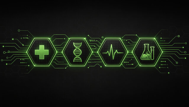 Digital Health and Science Icons