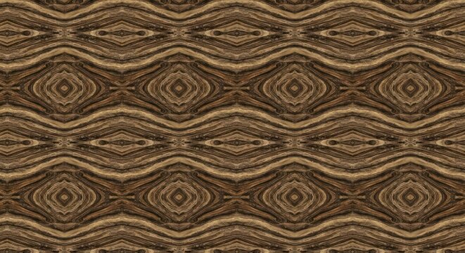 Brown abstract geometric pattern background.