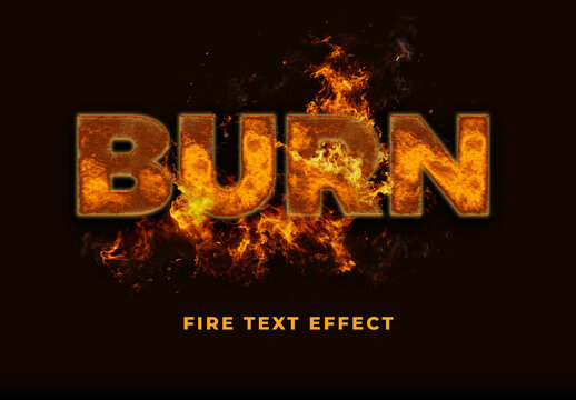 Fire Text Effect