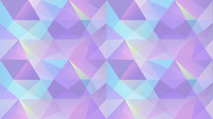 Fototapeta premium Colorful geometric hexagon pattern with gradient purple and teal design