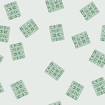 dna fragment genetic engineering glyph vector seamless pattern. dna fragment genetic engineering thin illustration