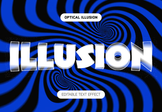 Optical Illusion Text Effect