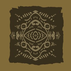 Abstract image for printing - digital painting. The picture is painted by hand on a tablet. © neurostructure