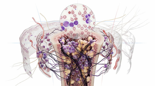 Microscopic View Of Bone Marrow