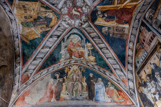 Subiaco. The Monastery of Saint Benedict, or Sanctuary of the Sacred Cave