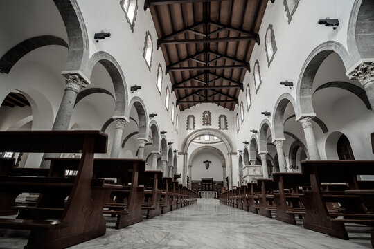 Teano, Italy. The Cathedral of San Clemente. 0326V.2