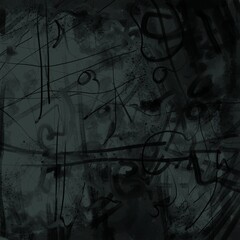 Abstract image for printing - digital painting. The picture is painted by hand on a tablet. © neurostructure