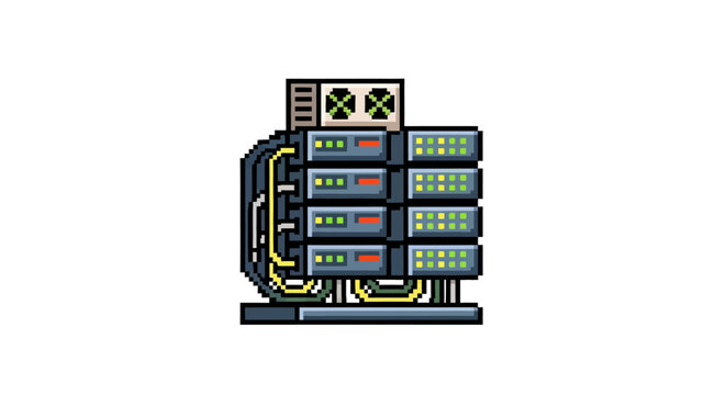 Computer Server Hardware Technology Equipment.