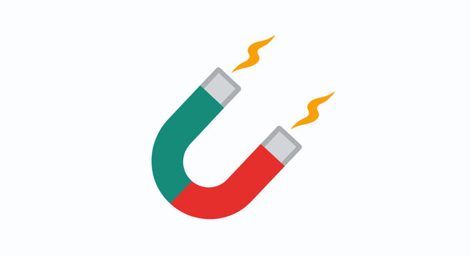 Horseshoe Magnet with Electric Sparks.