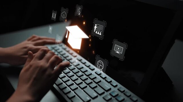 Online learning system combining digital education, e-learning, and virtual classroom to enhance learning, assessment, and global knowledge sharing. Marrow