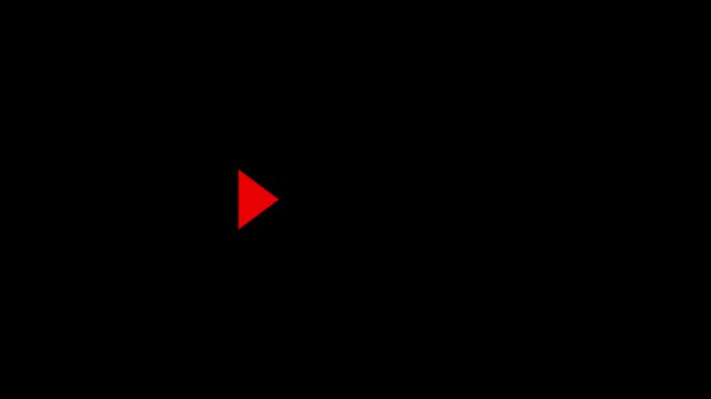 Red color up arrow icon animation on white background .red up Arrow Icon Animation with Transparent Alpha Channel