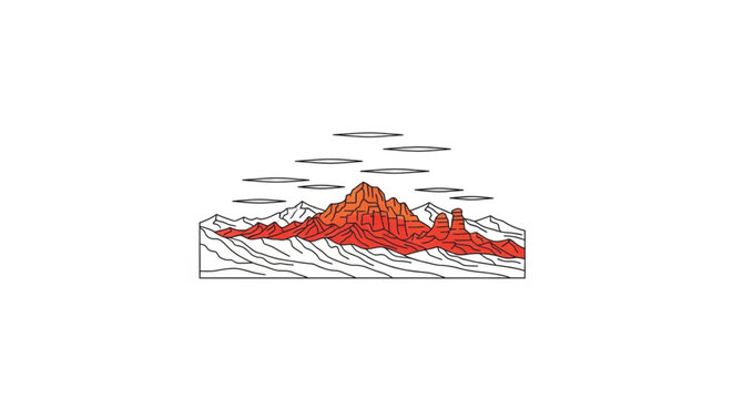Volcanic Eruption Cross Section Diagram.