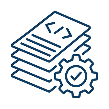 Code optimization icon isolated on transparent background